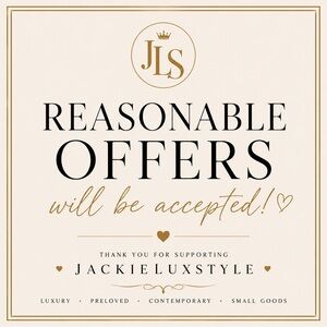Reasonable Offers Accepted 😊